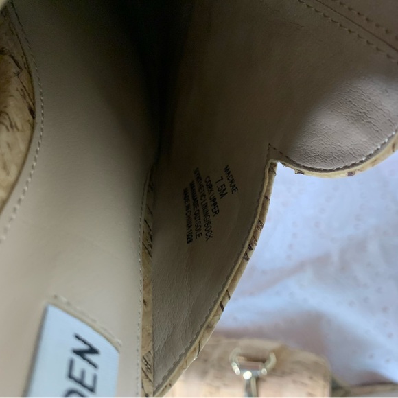 Steve Madden cork loafer slides - Picture 7 of 7